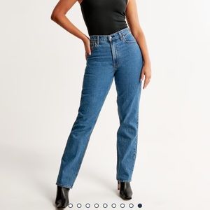 Abercrombie & Fitch Ultra High Rise 90s Straight Jeans